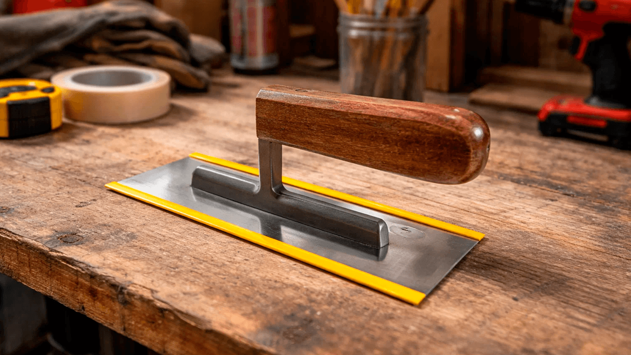 Кельма венецианская трапециевидная с деревянной ручкой STMDecor Премиум Кельма венецианская трапециевидная с деревянной ручкой STMDecor Премиум