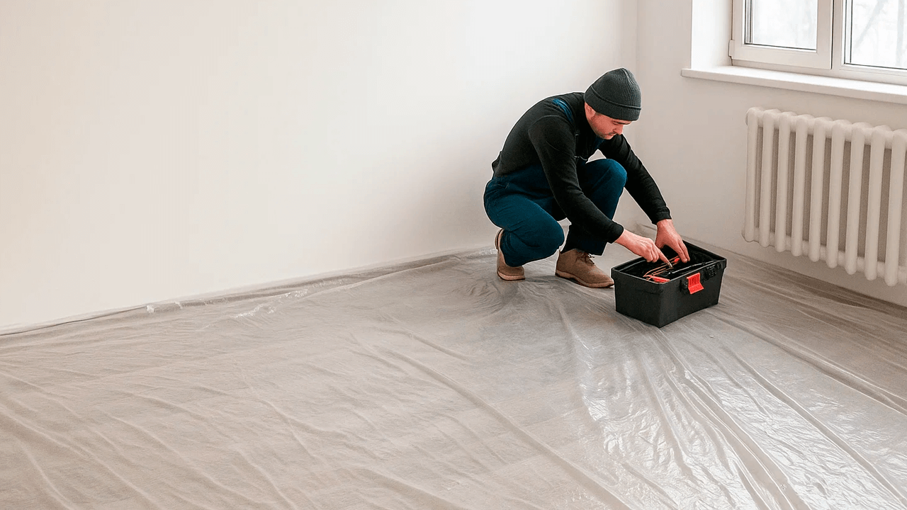 Чем укрыть пол во время ремонта?