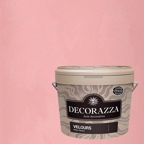 Декоративная штукатурка с эффектом мягкого нежного бархата Decorazza Velours / Декорацца Велюр