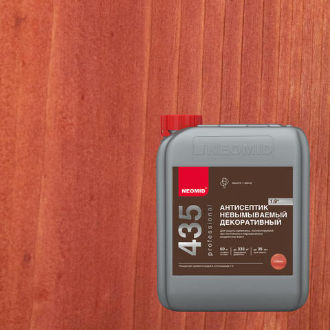 Антисептик невымываемый декоративный Neomid 435 / Неомид 435 концентрат 1:9