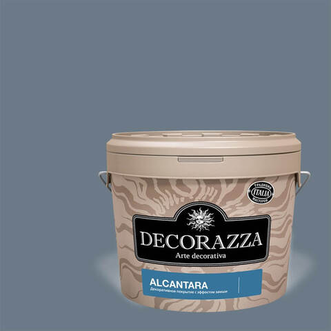 Декоративная штукатурка с эффектом замши и нубука Decorazza Alcantara / Декорацца Алькантара