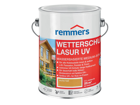 Лазурь защитная для древесины Remmers Wetterschutz-Lasur UV / Реммерс Ватершульц Лазурь