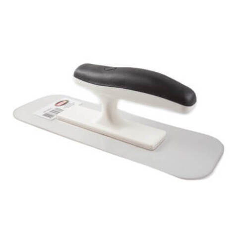 Кельма венецианская прозрачная пластиковая овальная со сточенными краями STMDecor D1147-T / СТМДекор