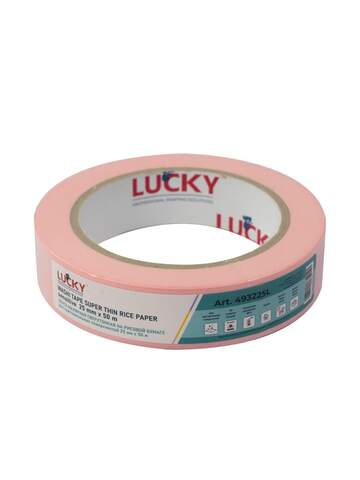 Лента малярная розовая UV 60 дней Lucky Washi / Лаки