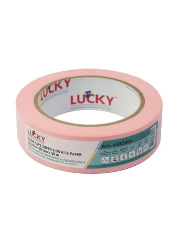 Лента малярная розовая UV 60 дней Lucky Washi / Лаки