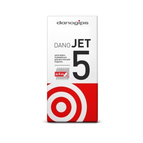 Шпатлевка полимерная Danogips Dano Jet 5 / Даногипс Дано Джет 5