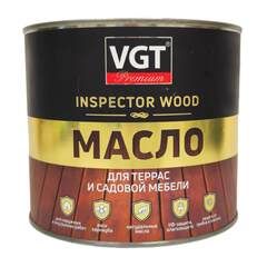 Масло для террас и садовой мебели VGT Premium Inspector Wood / ВГТ Премиум Инспектор Вуд
