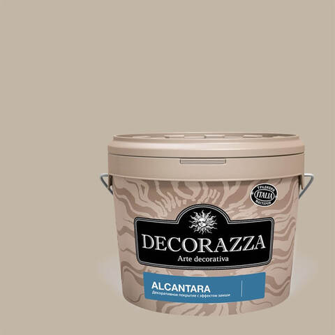 Декоративная штукатурка с эффектом замши и нубука Decorazza Alcantara / Декорацца Алькантара