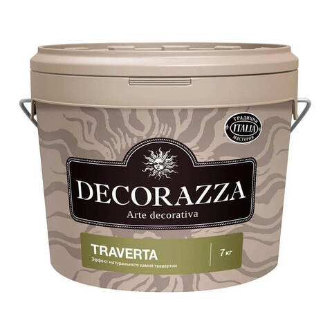 Декоративная штукатурка с эффектом камня травертина Decorazza Traverta / Декорацца Траверта