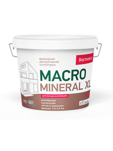 Штукатурка декоративная мраморная Bayramix Macro Mineral / Байрамикс