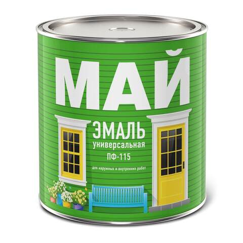 Эмаль универсальная ПФ-115 Май полуглянцевая