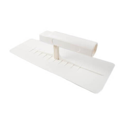 Кельма венецианская пластиковая прямоугольная белая STMDecor D2080S  / СТМДекор