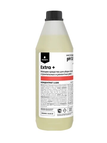 Средство моющее после строительства Prosept Prof Extra+ / Просепт Проф