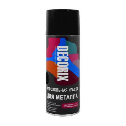 Краска аэрозольная для металла глянцевая Decorix / Декорикс