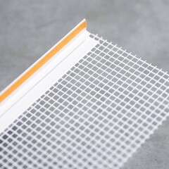 Профиль ПВХ оконный примыкающий с армирующей сеткой Isomax / Изомакс