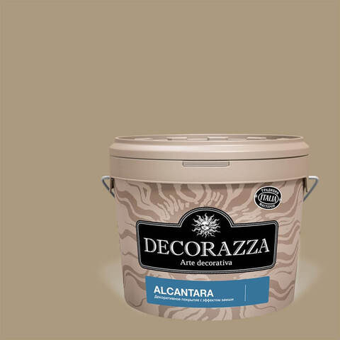 Декоративная штукатурка с эффектом замши и нубука Decorazza Alcantara / Декорацца Алькантара