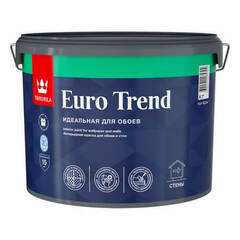Краска для обоев и стен Tikkurila Euro Trend / Тиккурила Евро Тренд матовая