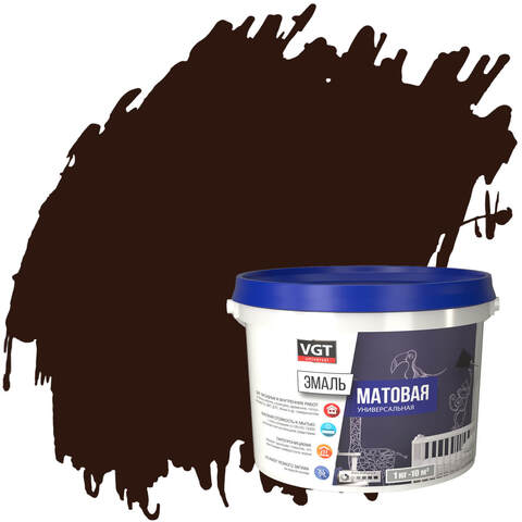 Эмаль универсальная цветная матовая ВД-АК-1179 VGT / ВГТ