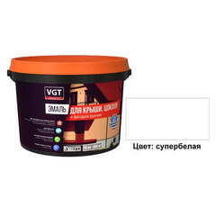 Эмаль акриловая для крыши, цоколя и фасадов зданий VGT Профи / ВГТ