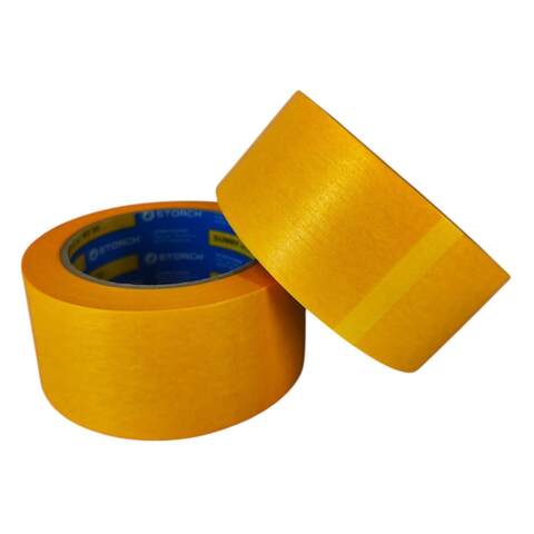 Лента малярная из рисовой бумаги экстра тонкая, деликатная золотистая Storch / Шторх