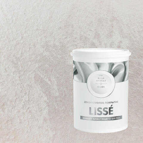 Декоративная штукатурка с эффектом блестящего шелка Vincent Decor Lisse / Винсент Декор Лиссе