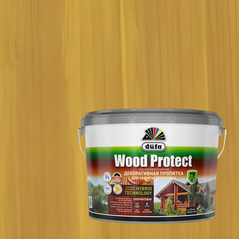 Декоративная пропитка для древесины Dufa Wood Protect / Дюфа Вуд Протект