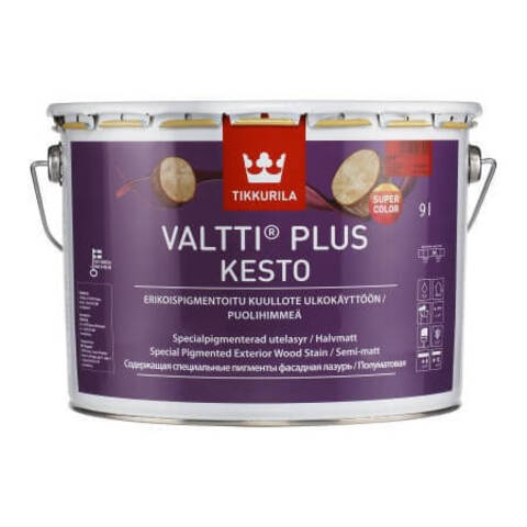 Лазурь фасадная для древесины Tikkurila Valtti Plus Kesto / Тиккурила Валтти Плюс Кесто