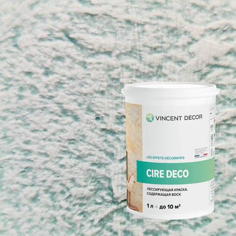 Краска декоративная лессирующая с воском Vincent Decor Cire Deco / Винсент Декор Сир Деко