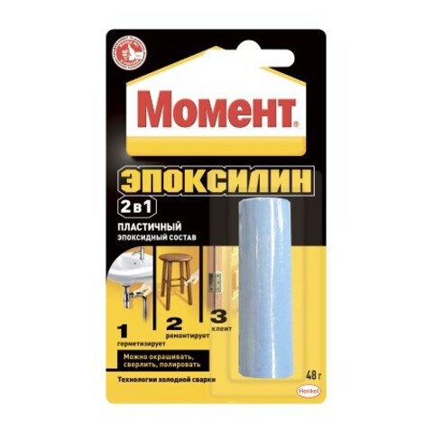 Состав эпоксидный двухкомпонентный Момент Эпоксилин 2 в 1