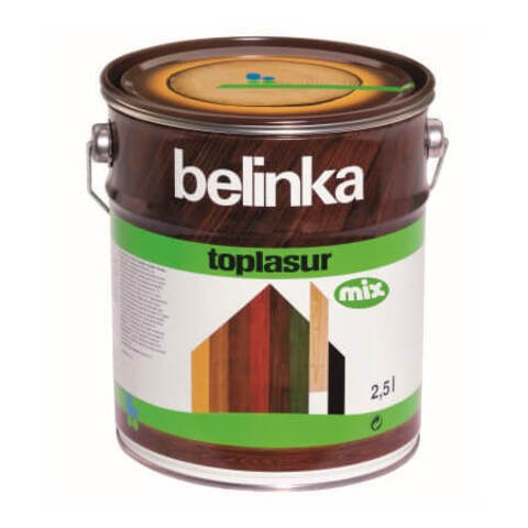 Декоративное лазурное покрытие для древесины Belinka Toplasur Mix / Белинка Топлазурь Микс