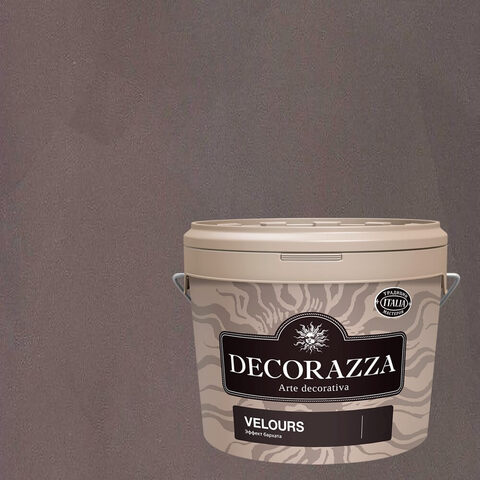 Декоративная штукатурка с эффектом мягкого нежного бархата Decorazza Velours / Декорацца Велюр