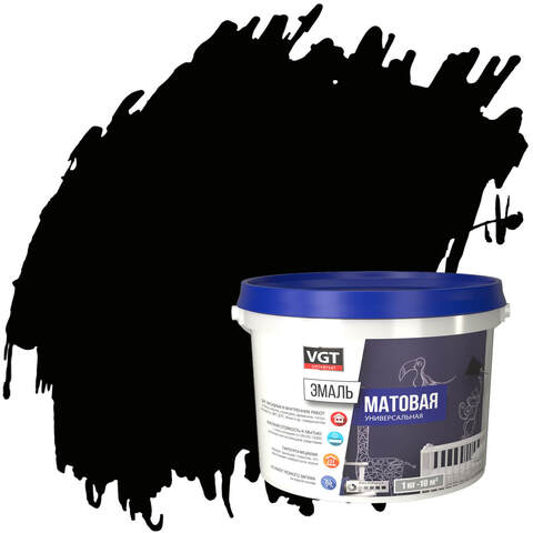 Эмаль универсальная цветная матовая ВД-АК-1179 VGT / ВГТ