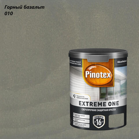 Краска сверхпрочная для деревянных фасадов Pinotex Extreme One / Пинотекс Экстрим Уан