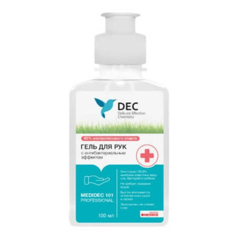 Гель для рук с антибактериальным эффектом Dec MediDec 101