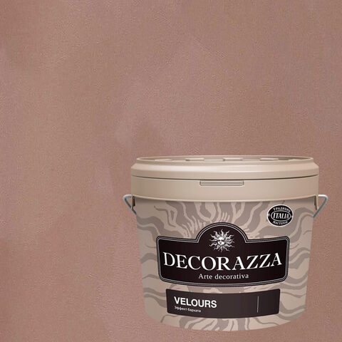 Декоративная штукатурка с эффектом мягкого нежного бархата Decorazza Velours / Декорацца Велюр