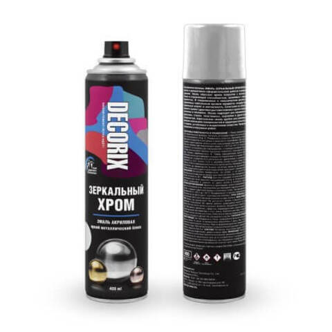 Эмаль акриловая Зеркальный Хром Decorix / Декорикс