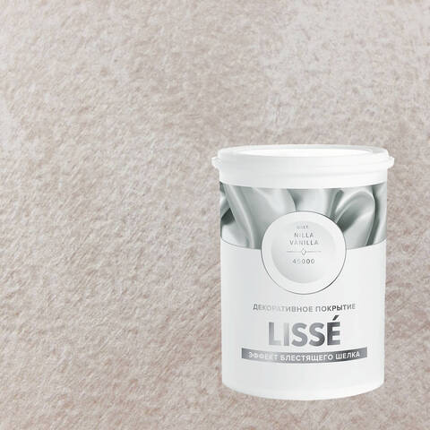 Декоративная штукатурка с эффектом блестящего шелка Vincent Decor Lisse / Винсент Декор Лиссе