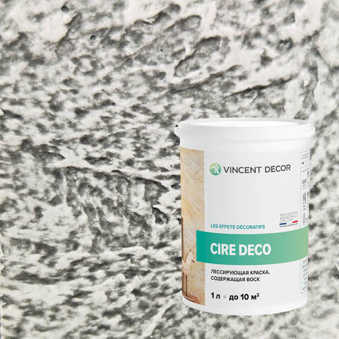 Краска декоративная лессирующая с воском Vincent Decor Cire Deco / Винсент Декор Сир Деко