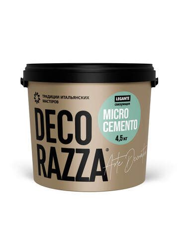 Состав мелкофракционный (микроцемент) Decorazza Microcemento Fronte + Legante