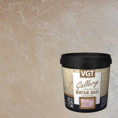 Штукатурка декоративная матовая VGT Gallery Мираж Maxi / ВГТ Макси