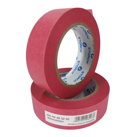 Лента малярная красная сверхтонкая Storch Premium Das Rote / Шторх