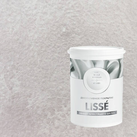 Декоративная штукатурка с эффектом блестящего шелка Vincent Decor Lisse / Винсент Декор Лиссе