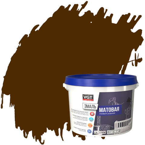 Эмаль универсальная цветная матовая ВД-АК-1179 VGT / ВГТ
