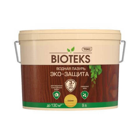 Водная лазурь для древесины Bioteks / Биотекс Эко-защита