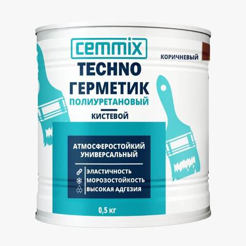 Герметик полиуретановый кистевой Cemmix Techno / Цеммикс Техно