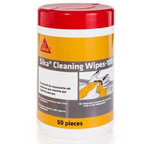 Салфетки для очистки от загрязнений Sika Cleaning Wipes-100 / Зика Клининг 100