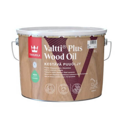 Масло на водной основе для древесины Tikkurila Valtti Plus Wood Oil / Тиккурила Плюс Вуд Ойл
