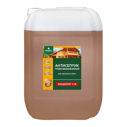 Антисептик трудновымываемый для наружных работ Prosept Exterior / Просепт Экстериор