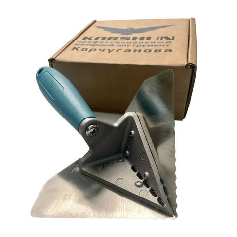 Шпатель Корчуганова зубчатый для углов Korshun / Коршун