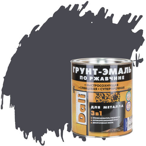 Грунт-эмаль по ржавчине 3 в 1 Dali / Дали